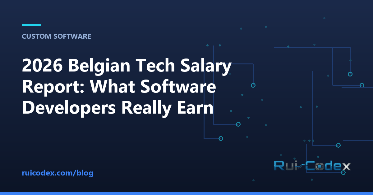 2026 Belgian Tech Salary Report: What Software Developers Really Earn