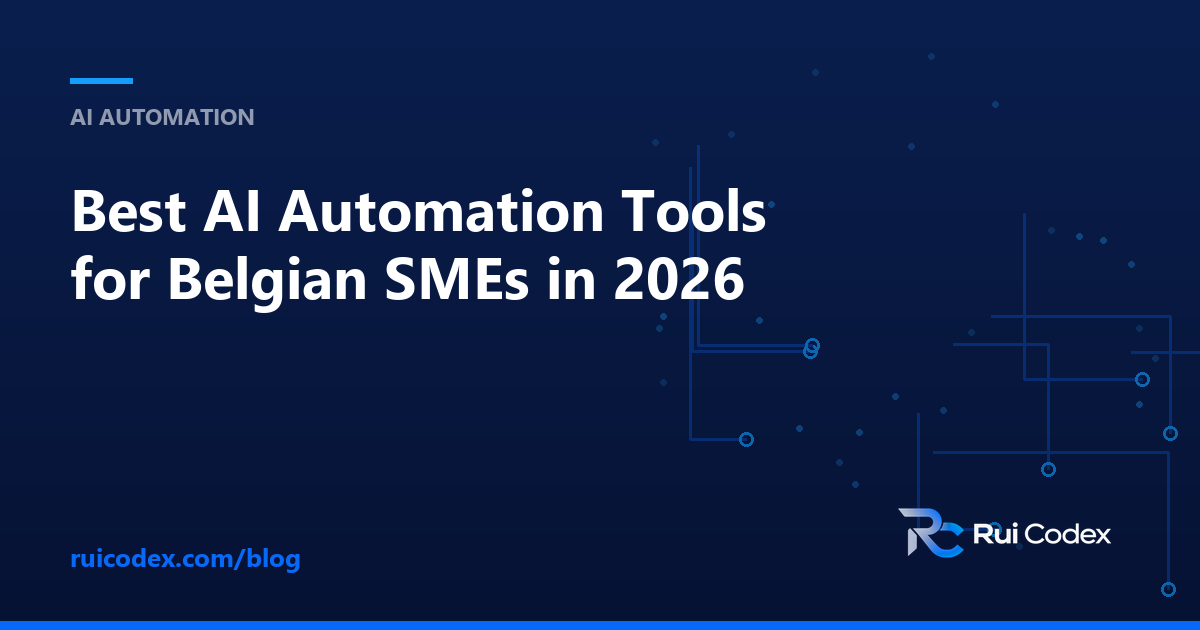 Best AI Automation Tools for Belgian SMEs in 2026