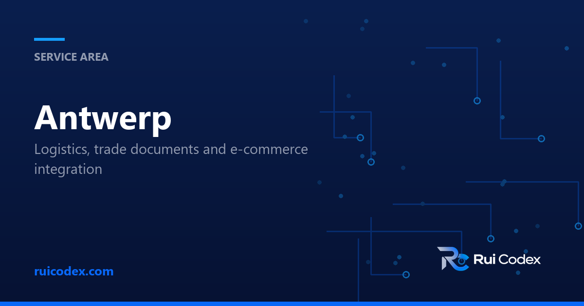 SERVICE AREA: Antwerp — Logistics, trade documents and e-commerce integration
