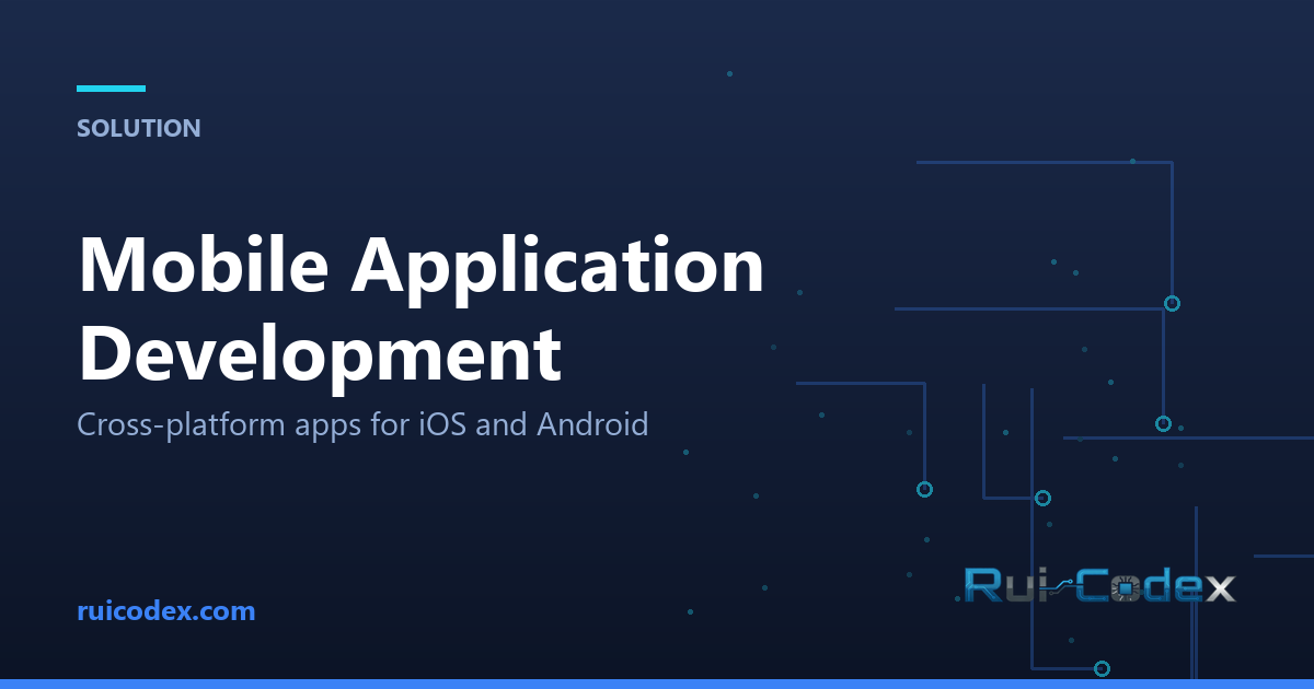 Mobile Application Development in Belgium — Rui Codex