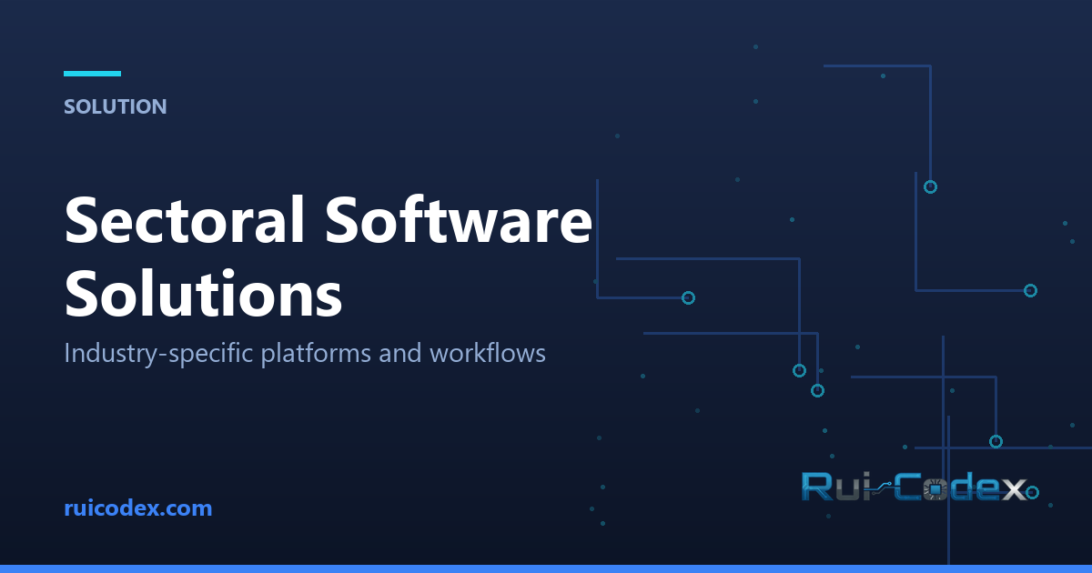 Sectoral Software Solutions in Belgium — Rui Codex
