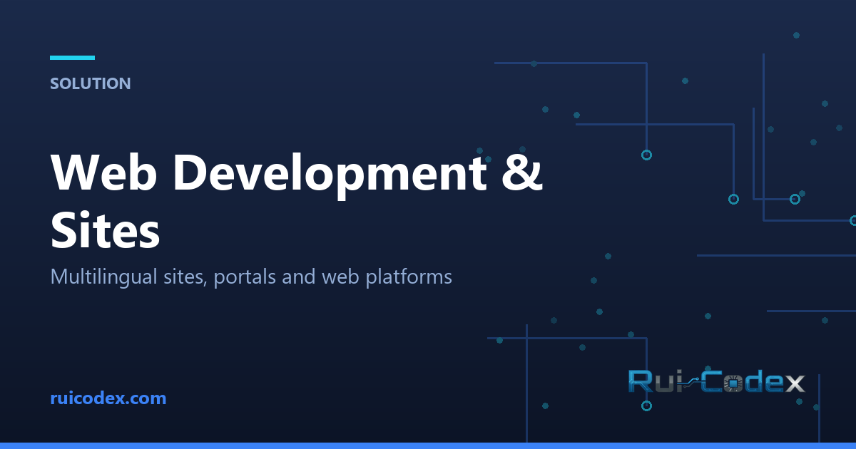 Web Development & Sites in Belgium — Rui Codex