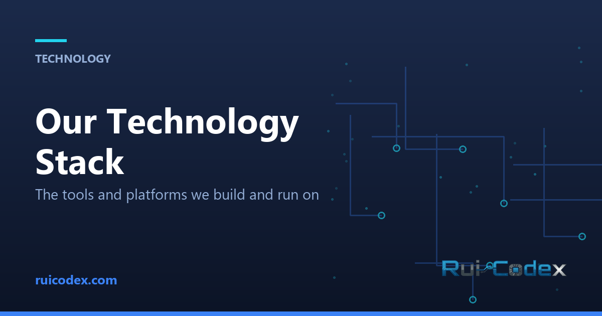 Technology Stack — .NET, AI, n8n, Odoo, Cloud — Rui Codex