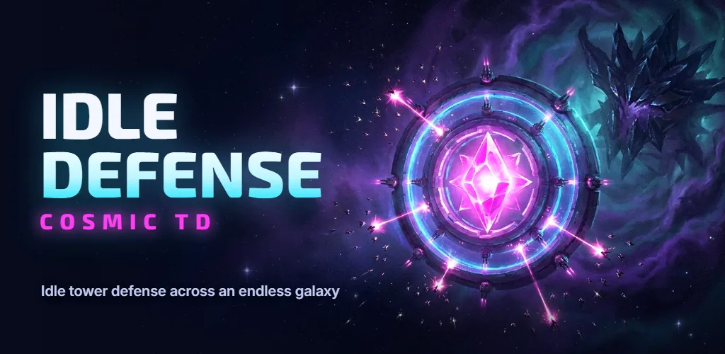 Idle Defense — An idle space tower defense where your station keeps fighting offline