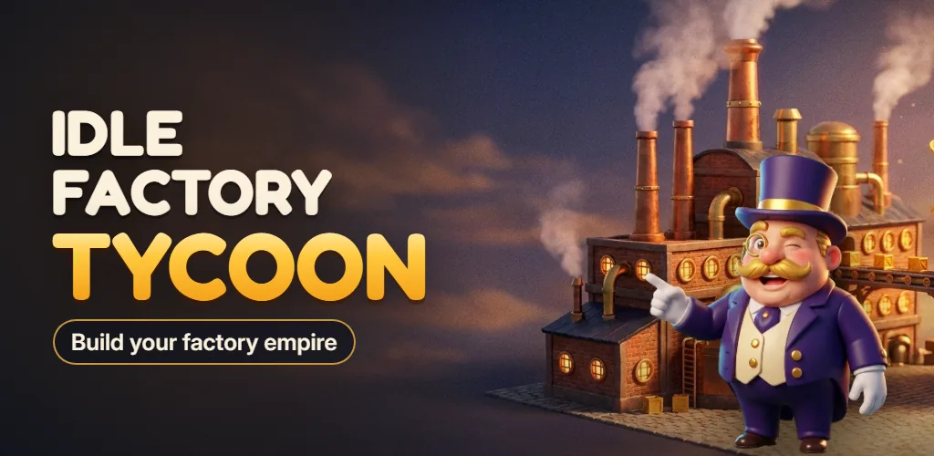 Idle Factory Tycoon — Grow a small workshop into a factory empire across five eras