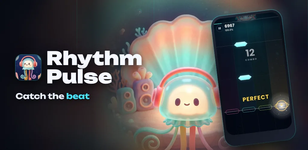 Rhythm Pulse — Tap, hold and keep the combo alive across 16 songs of original music