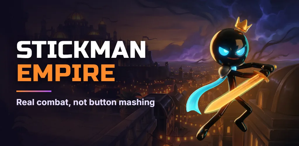 Stickman Empire — One-thumb stickman combat with combos, dashes and an ultimate for every weapon