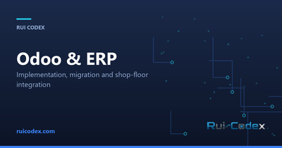 Odoo & ERP Insights for Belgian Businesses — illustration for Rui Codex articles on odoo & erp
