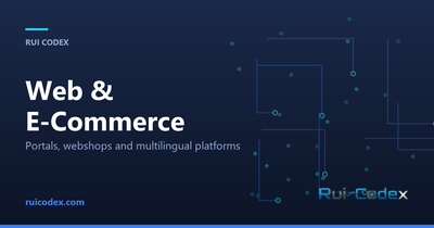 Web Platforms & E-Commerce Engineering — illustration for Rui Codex articles on web & e-commerce